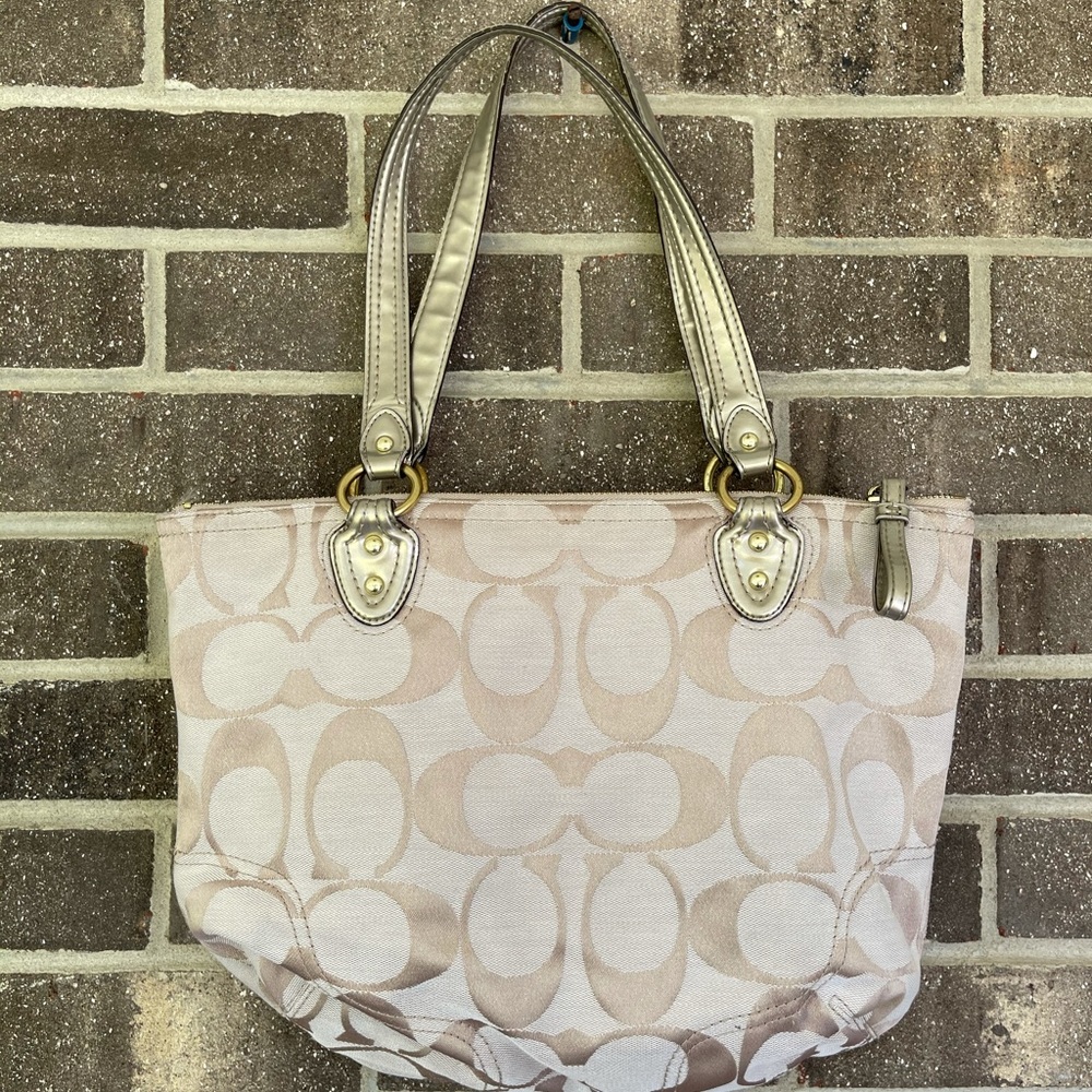 Coach Silver Purse